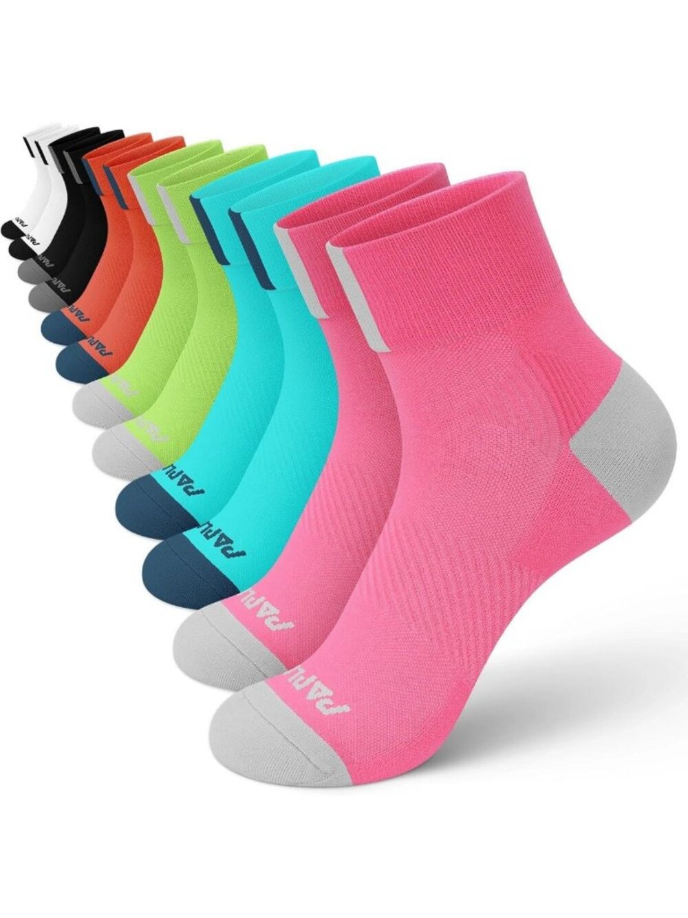 6 Pairs Ankle Compression Socks for Women, Arch Support Running & Fitness Gear